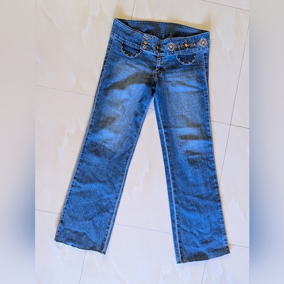 Corelli Women’s jeans, size 12 wide leg zipper bottom - Picture 8 of 16
